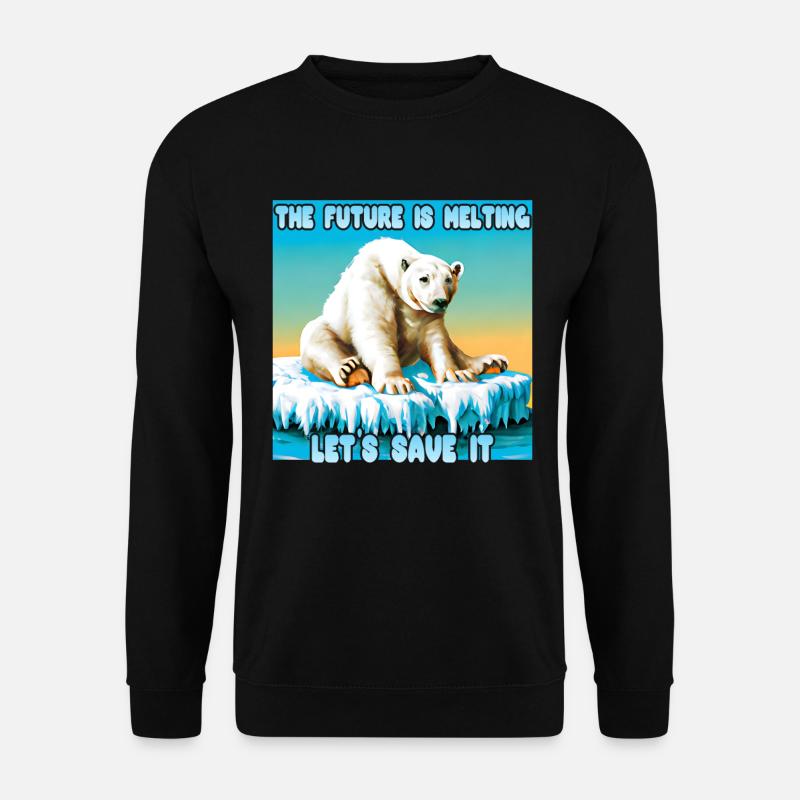 The Future is melting - Unisex Pullover - Schwarz