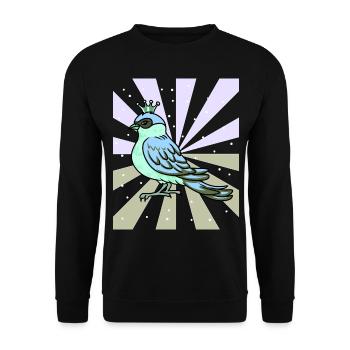 Wildlife Fantasy Bird Christmas Gift Child - Unisex Sweatshirt - black - Front - Alina (178cm) & Michal (187cm)