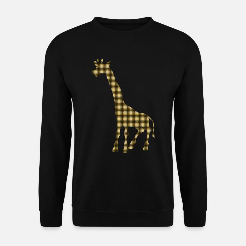 Giraffe - Unisex Pullover - Schwarz
