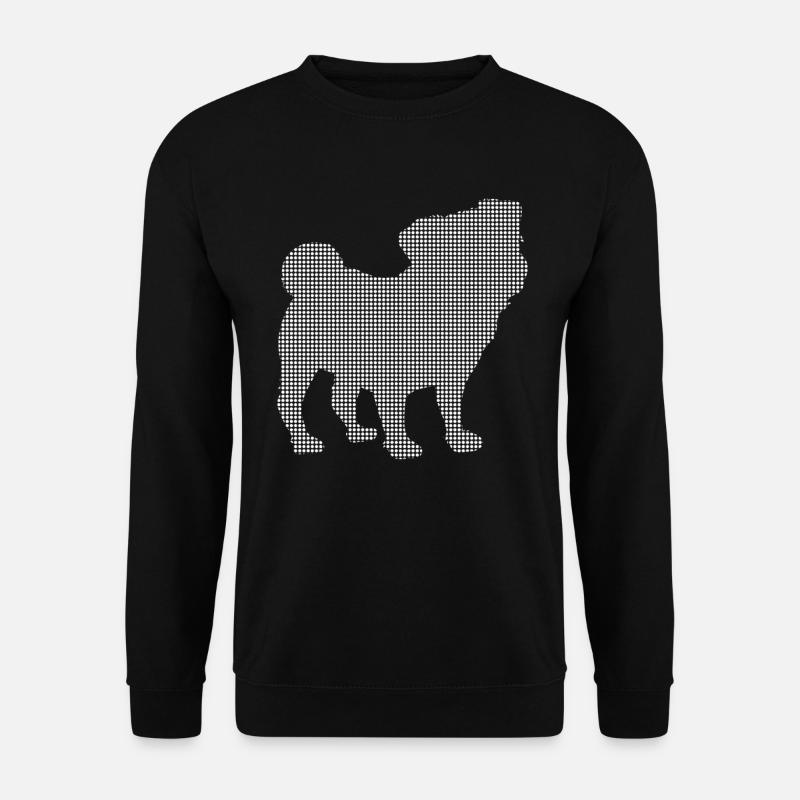 Pug - Unisex Sweatshirt - black