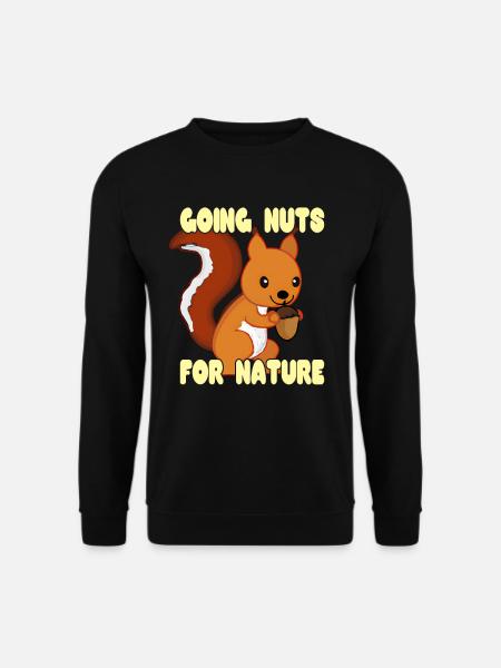 Going Nuts For Nature - Unisex Sweatshirt - black