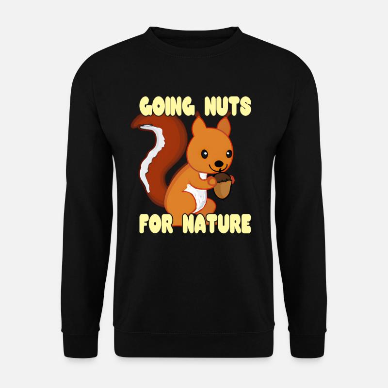 Going Nuts For Nature - Unisex Pullover - Schwarz