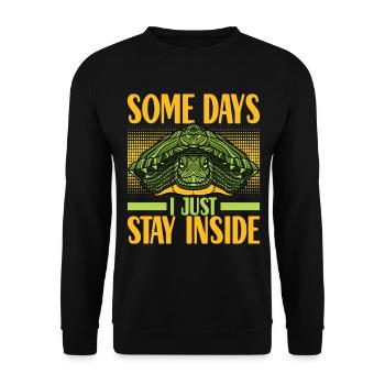 Tortue Tortue aquatique - Sweat-shirt Unisexe - noir - Devant - Alina (178cm) & Michal (187cm)