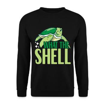 Tortue Tortue aquatique - Sweat-shirt Unisexe - noir - Devant - Alina (178cm) & Michal (187cm)