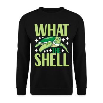 Tortue Tortue aquatique - Sweat-shirt Unisexe - noir - Devant - Alina (178cm) & Michal (187cm)