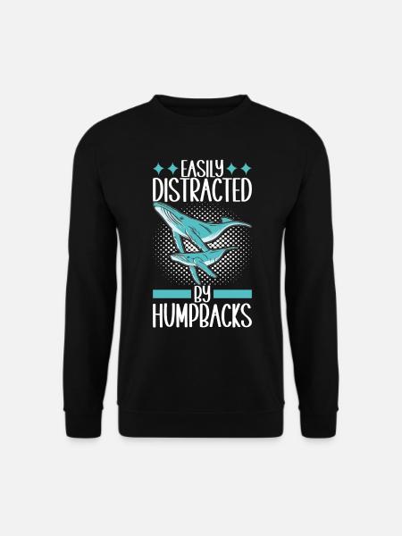 Observateurs de baleines - Sweat-shirt Unisexe - noir