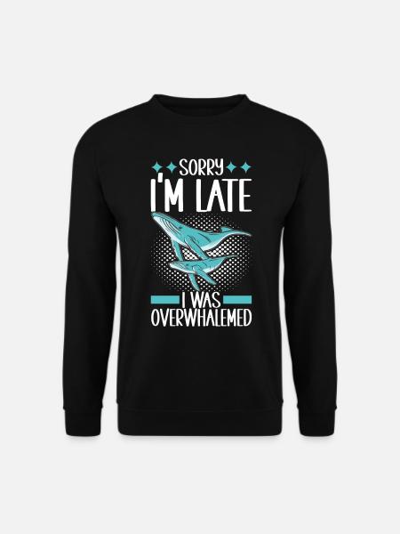 Whale Watchers - Unisex Sweatshirt - black