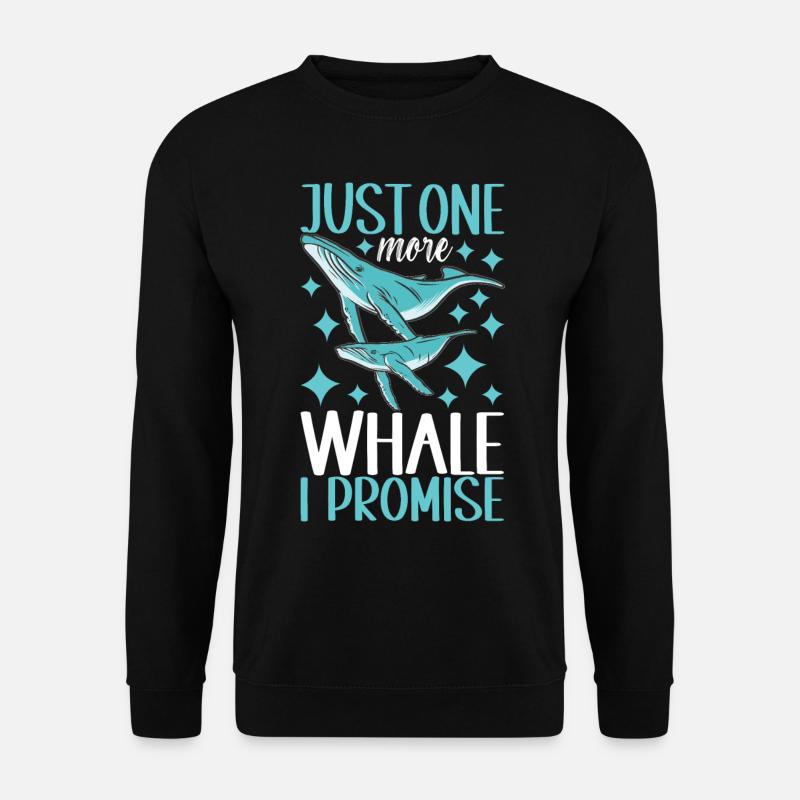 Observateurs de baleines - Sweat-shirt Unisexe - noir