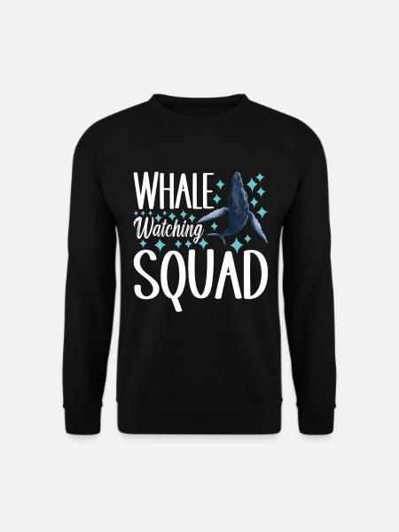 Whale Watchers - Unisex Sweatshirt - black