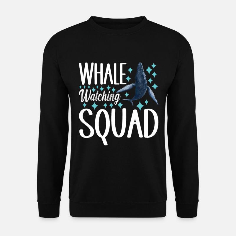 Observateurs de baleines - Sweat-shirt Unisexe - noir