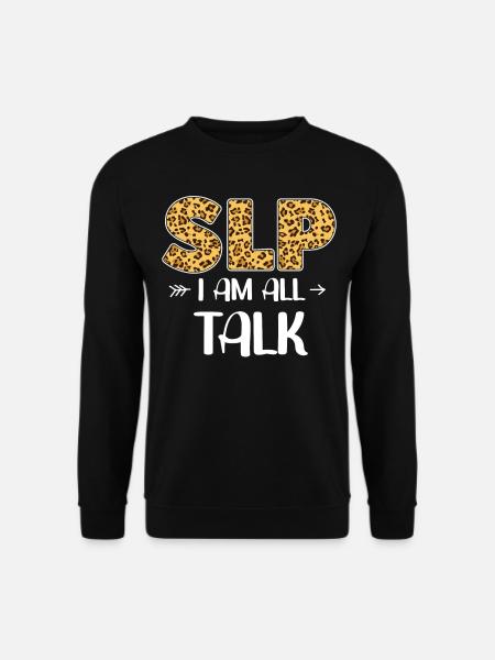 Speech Therapist Therapy Assistant - Unisex Sweatshirt - black