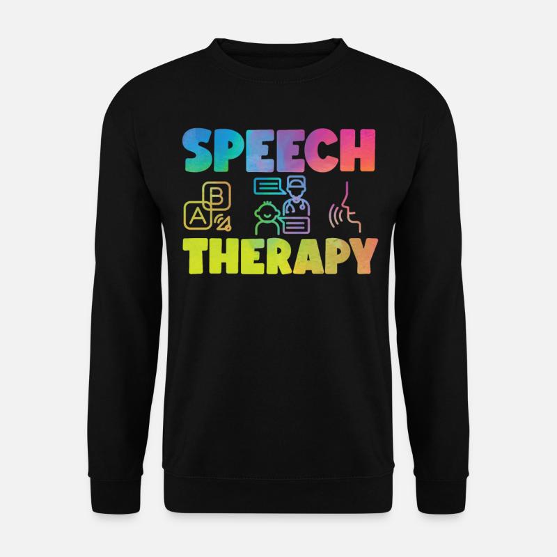 Speech Therapist Therapy Assistant - Unisex Pullover - Schwarz