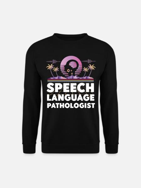 Speech Therapist Therapy Assistant - Unisex Sweatshirt - black