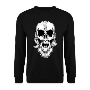Vikings Rune nordique Vikings Valhalla Vikings - Sweat-shirt Unisexe - noir - Devant - Alina (178cm) & Michal (187cm)