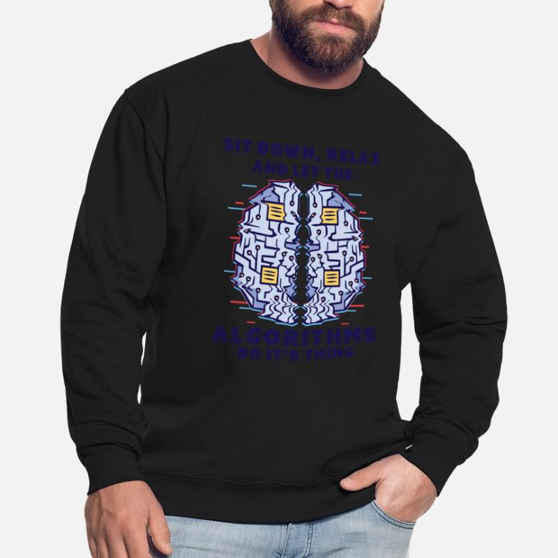 Computer Algorithm Programmer Artificial Unisex Sweatshirt