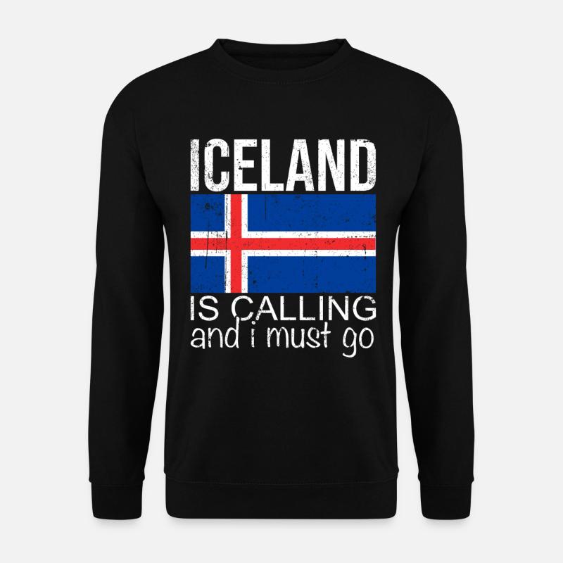 Iceland Saying - Unisex Sweatshirt - black