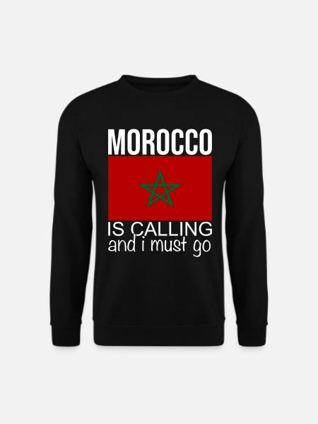 Citation Maroc - Sweat-shirt Unisexe - noir