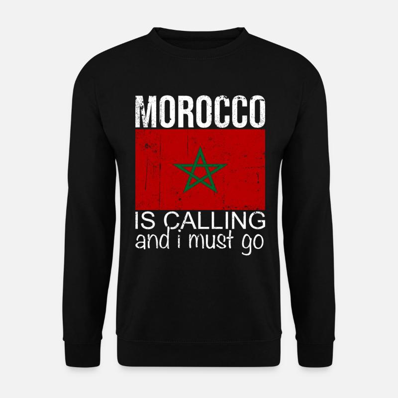 Marokko Spruch - Unisex Pullover - Schwarz