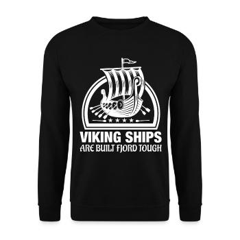 Odin Wikinger Valhalla Vikinger Hammer Thor Odin - Unisex Pullover - Schwarz - Vorne - Alina (178cm) & Michal (187cm)