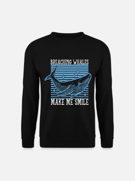 Whale Watchers - Unisex Sweatshirt - black