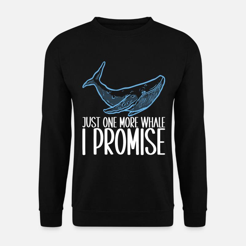 Observateurs de baleines - Sweat-shirt Unisexe - noir