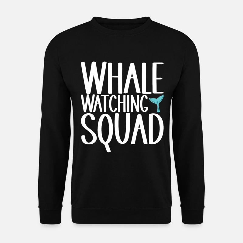 Whale Watchers - Unisex Sweatshirt - black