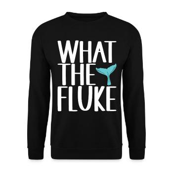 Whale Watchers - Unisex Sweatshirt - black - Front - Alina (178cm) & Michal (187cm)