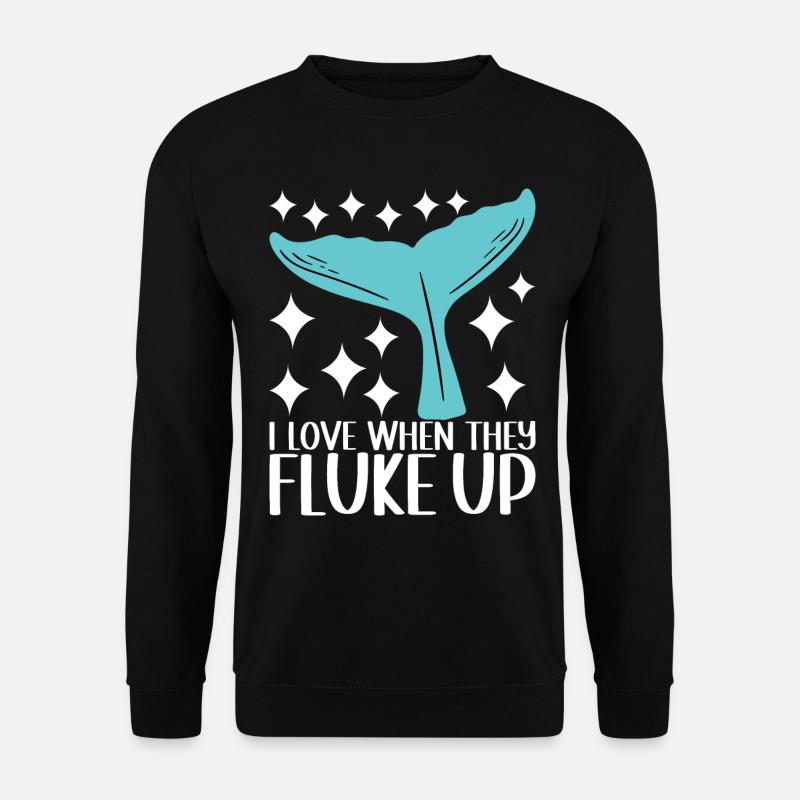 Observateurs de baleines - Sweat-shirt Unisexe - noir