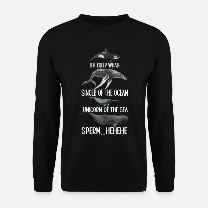 Whale Watchers - Unisex Sweatshirt - black