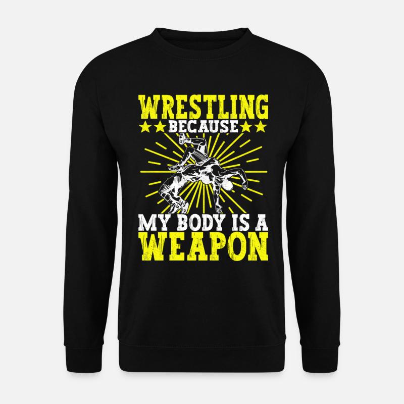 Lutte Lutteurs Lutteurs - Sweat-shirt Unisexe - noir