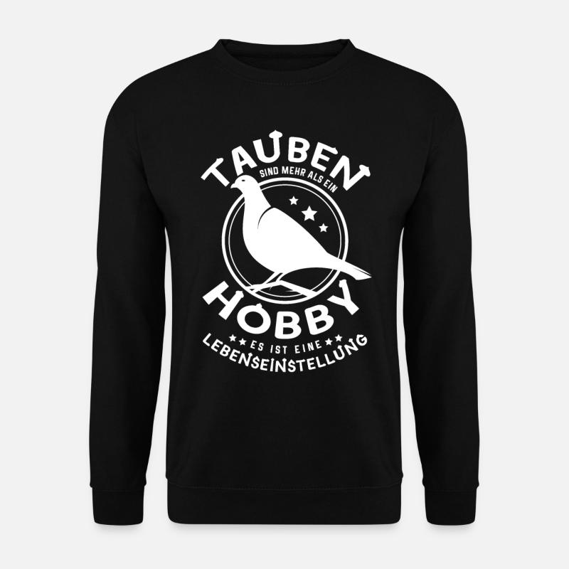 Brieftauben Brieftaubensport Taubenzucht Tauben - Unisex Pullover - Schwarz