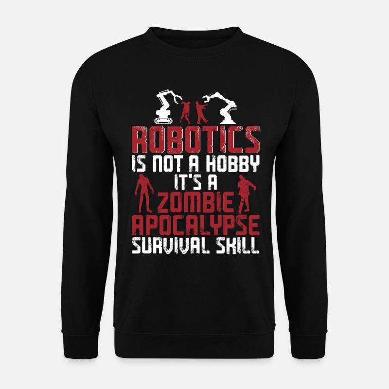 Robot Robotics Engineer Robotics - Unisex Pullover - Schwarz