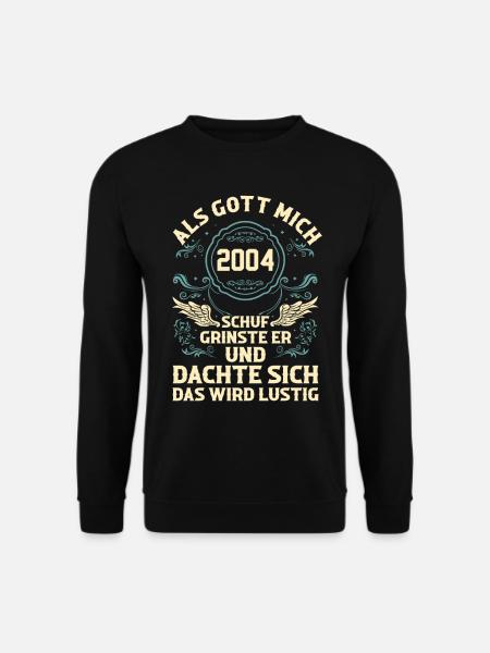 19 Jahre Geburtstag Jahrgang 2004 - Unisex Pullover - Schwarz