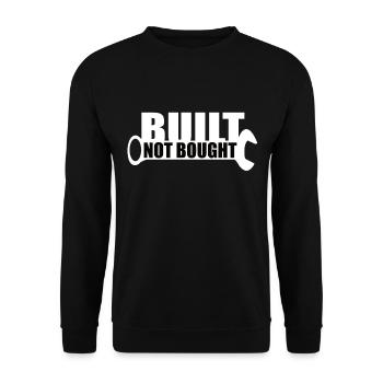 Built Not Bought Schraubenschlüssel Tuning - Unisex Pullover - Schwarz - Vorne - Alina (178cm) & Michal (187cm)