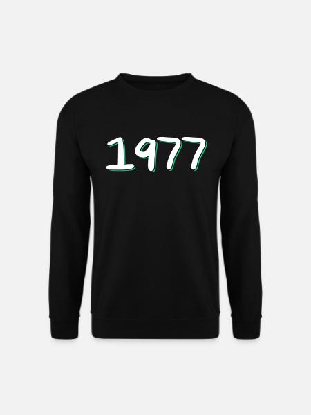 1977 Geburtstag - Unisex Pullover - Schwarz