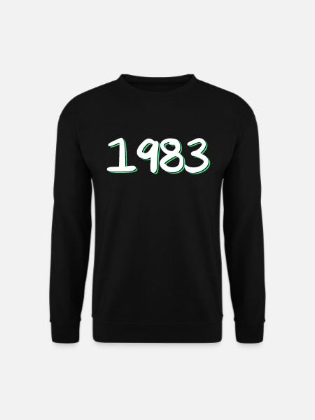 1983 Geburtstag - Unisex Pullover - Schwarz