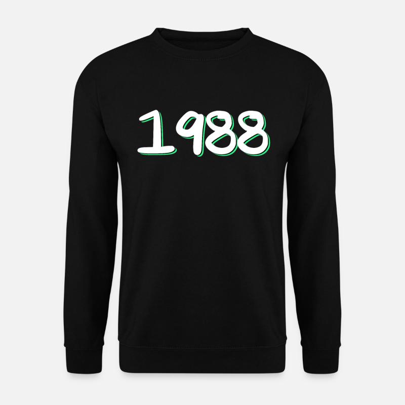 1988 Birthday - Unisex Sweatshirt - black