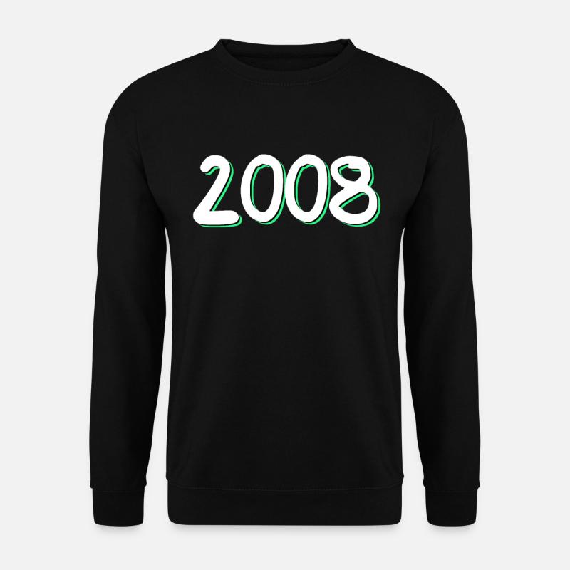 2008 Birthday - Unisex Sweatshirt - black