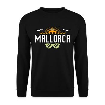 Mallorca - Unisex Pullover - Schwarz - Vorne - Alina (178cm) & Michal (187cm)