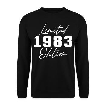 40e anniversaire Hommes Femmes Anniversaire 40 ans - Sweat-shirt Unisexe - noir - Devant - Alina (178cm) & Michal (187cm)
