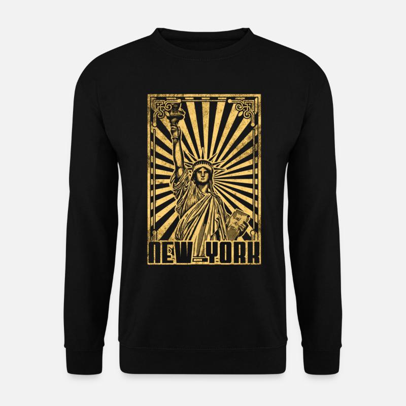 New York Freiheitsstatue - Unisex Pullover - Schwarz