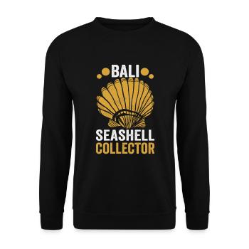 Bali Indonesia beach holiday by the sea - Unisex Sweatshirt - black - Front - Alina (178cm) & Michal (187cm)