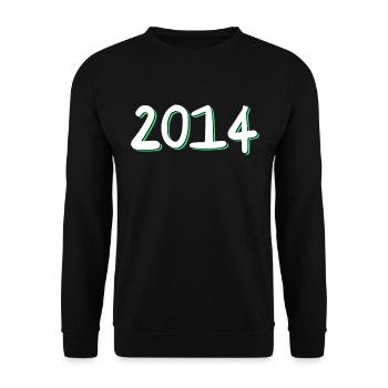 Anniversaire 2014 - Sweat-shirt Unisexe - noir - Devant - Alina (178cm) & Michal (187cm)