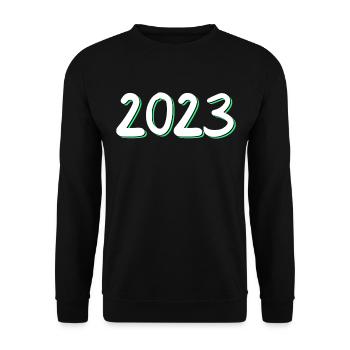 Anniversaire 2023 - Sweat-shirt Unisexe - noir - Devant - Alina (178cm) & Michal (187cm)