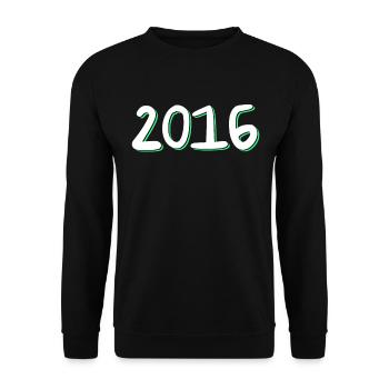 Anniversaire 2016 - Sweat-shirt Unisexe - noir - Devant - Alina (178cm) & Michal (187cm)