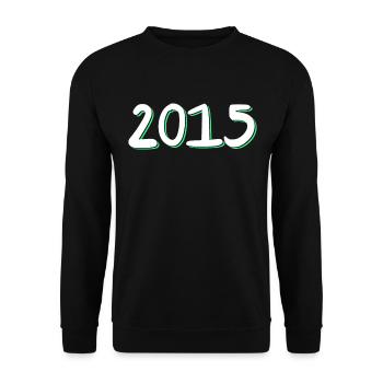 Anniversaire 2015 - Sweat-shirt Unisexe - noir - Devant - Alina (178cm) & Michal (187cm)
