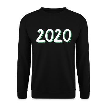 Anniversaire 2020 - Sweat-shirt Unisexe - noir - Devant - Alina (178cm) & Michal (187cm)