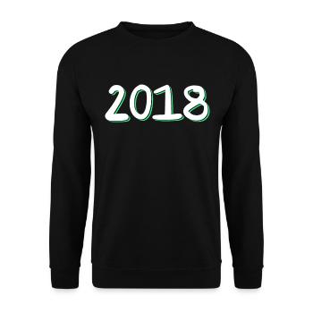 Anniversaire 2018 - Sweat-shirt Unisexe - noir - Devant - Alina (178cm) & Michal (187cm)