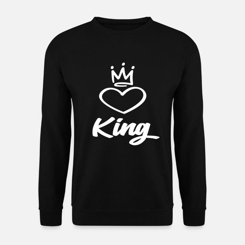 King - Unisex Pullover - Schwarz