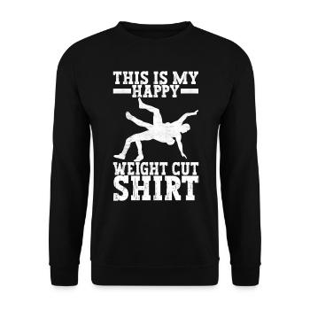 Lutte Lutteurs Lutteurs - Sweat-shirt Unisexe - noir - Devant - Alina (178cm) & Michal (187cm)
